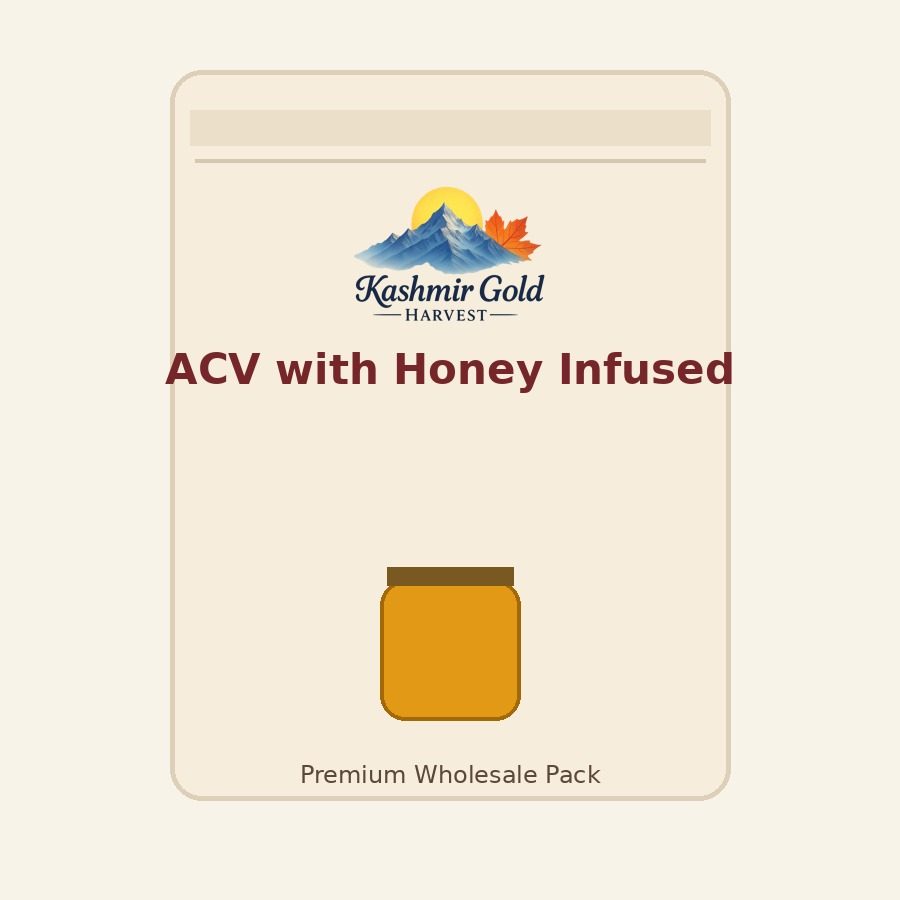 Apple cider vinegar with honey infused